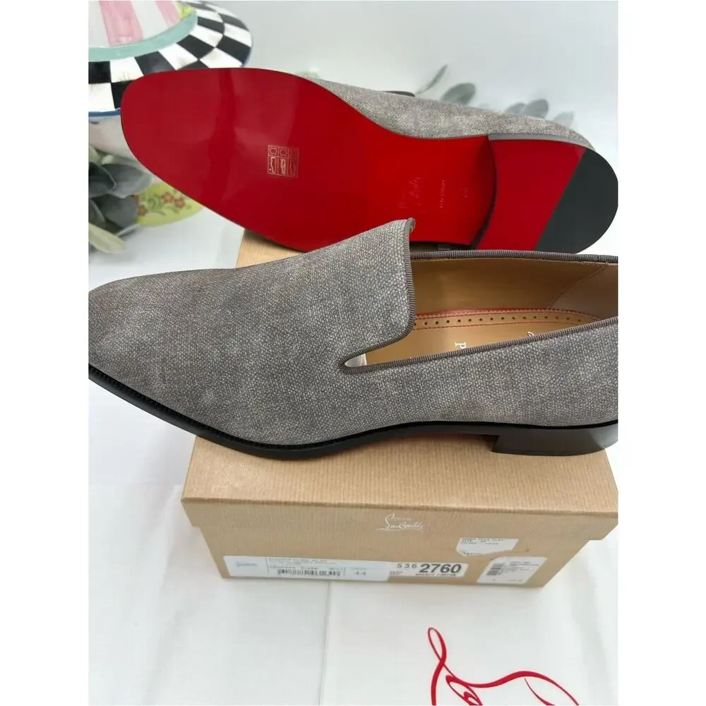 Men's Christian Louboutin Danny flex slip on loafers size 44 made in Italy